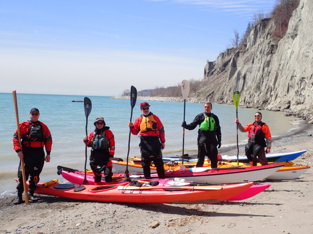 Sea Kayaking Trip: Scarborough Bluffs, Toronto