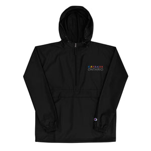 Embroidered Kayak Ontario Packable Jacket